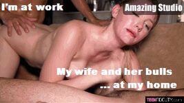 I'm At Work, My Wife... - Close Handjob Gif