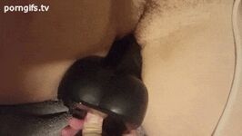 Bbw Creampie Bad Dragon - Gif Female Eating Anal Creampie